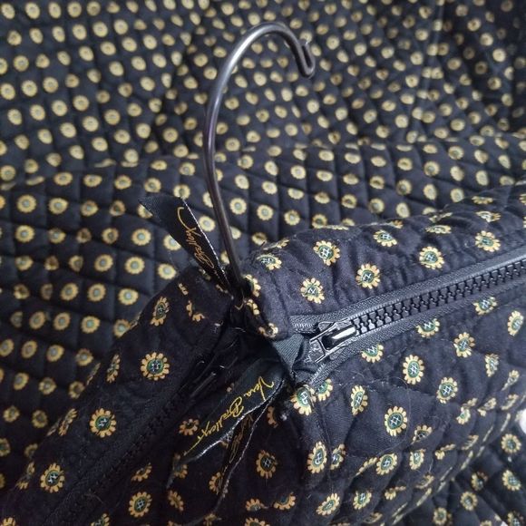 Vera Bradley Bags Vera Bradley Retired Vibrant Black Sunflowers Quilted Garment Bag Poshmark